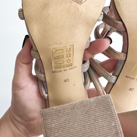 Free People Colette Cinched Heel in Rainbow - Picture 9 of 12